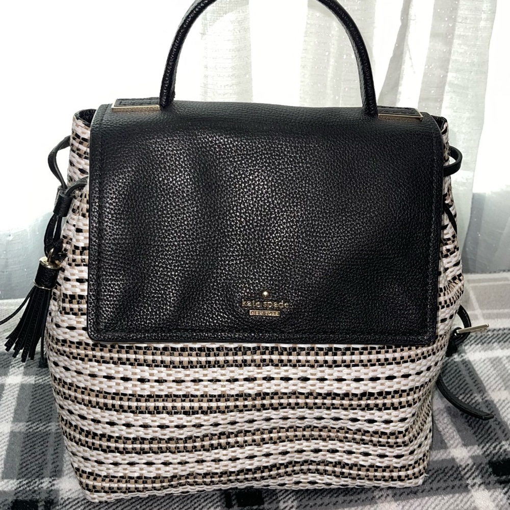Kate Spade Straw Backpack